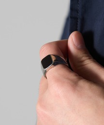 MAGASIN DE MODE Brew（マガジンデモードブリュー）の「【MAGASIN DE MODE Brew】Square Top Ring　-STENLESS STEEL- ステンレス（リング）」