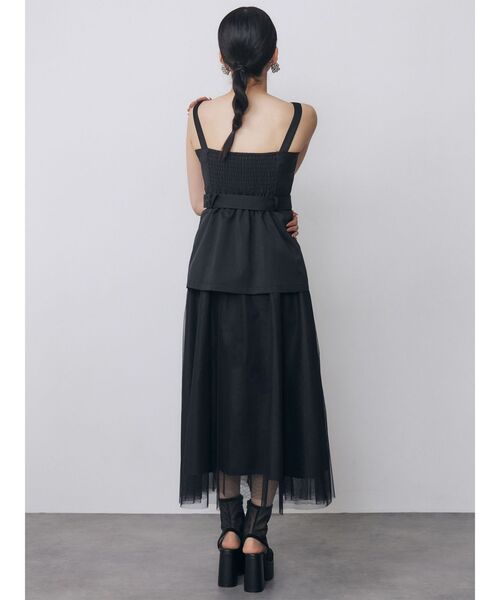 MURUA(ムルーア)の「ニュアンスプリントジャンパースカート 夏服(ジャンパースカート・レディース・その他2/グレー/ブラック・FREE)」の19枚目の写真