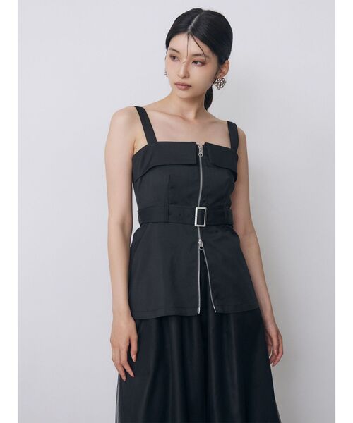 MURUA(ムルーア)の「ニュアンスプリントジャンパースカート 夏服(ジャンパースカート・レディース・その他2/グレー/ブラック・FREE)」の21枚目の写真