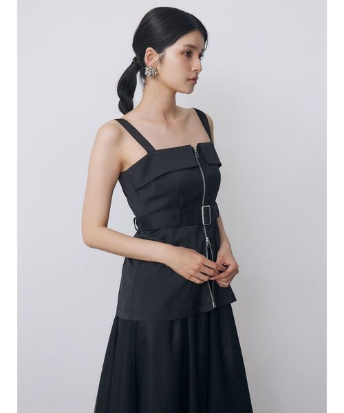 MURUA(ムルーア)の「ニュアンスプリントジャンパースカート 夏服(ジャンパースカート・レディース・その他2/グレー/ブラック・FREE)」の22枚目の写真