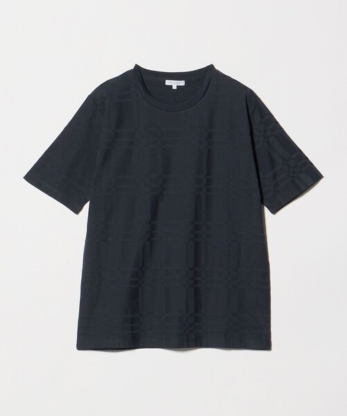 A DAY IN THE LIFE UNITED ARROWS(アデイインザライフユナイテッドアローズ)の「リンクス チェック ジャスト カットソー<A DAY IN THE LIFE>(Tシャツ/カットソー・メンズ・ベージュ/ネイビー/ホワイト・M/S/L)」の3枚目の写真