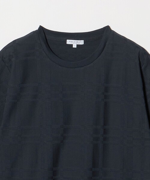 A DAY IN THE LIFE UNITED ARROWS(アデイインザライフユナイテッドアローズ)の「リンクス チェック ジャスト カットソー<A DAY IN THE LIFE>(Tシャツ/カットソー・メンズ・ベージュ/ネイビー/ホワイト・M/S/L)」の9枚目の写真