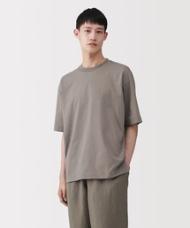 〔MUJI Labo〕紳士 和歌山で編み立てた天竺クルーネック半袖Tシャツ