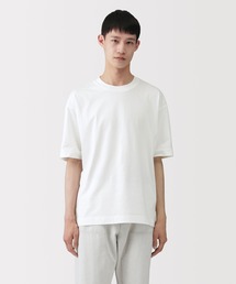 〔MUJI Labo〕紳士　和歌山で編み立てた天竺クルーネック半袖Ｔシャツ