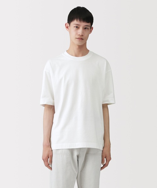 MUJI Labo〕紳士 和歌山で編み立てた天竺クルーネック半袖Tシャツ（T