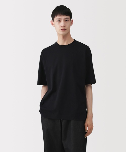 MUJI Labo〕紳士 和歌山で編み立てた天竺クルーネック半袖Tシャツ（T