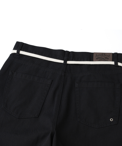 KNITTED(ニッティド)の「アウトストリングカーブドコットンバルーンパンツBLACK(その他パンツ・メンズ・その他・MEDIUM/LARGE/X-LARGE)」の5枚目の写真