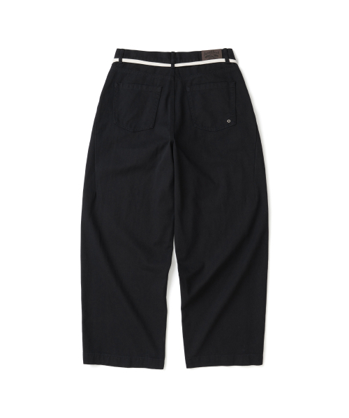 KNITTED(ニッティド)の「アウトストリングカーブドコットンバルーンパンツBLACK(その他パンツ・メンズ・その他・MEDIUM/LARGE/X-LARGE)」の6枚目の写真