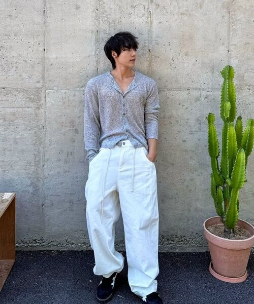 KNITTED(ニッティド)の「アウトストリングカーブドコットンバルーンパンツBLACK(その他パンツ・メンズ・その他・MEDIUM/LARGE/X-LARGE)」の11枚目の写真
