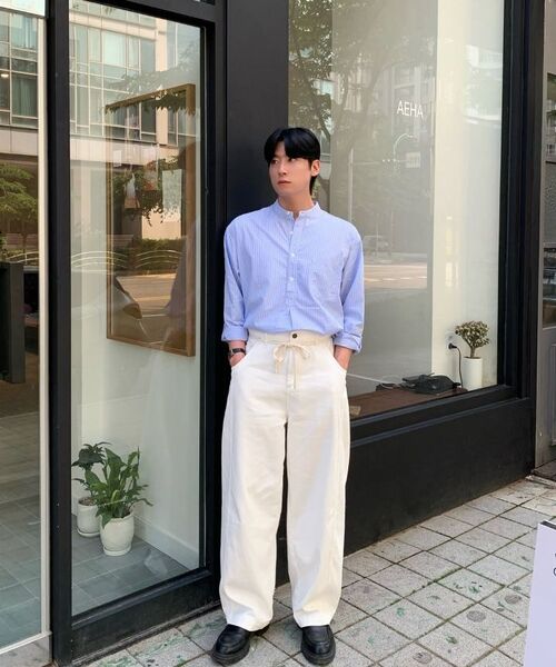 KNITTED(ニッティド)の「アウトストリングカーブドコットンバルーンパンツBLACK(その他パンツ・メンズ・その他・MEDIUM/LARGE/X-LARGE)」の12枚目の写真
