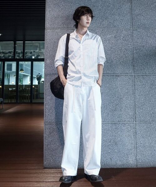 KNITTED(ニッティド)の「アウトストリングカーブドコットンバルーンパンツBLACK(その他パンツ・メンズ・その他・MEDIUM/LARGE/X-LARGE)」の13枚目の写真