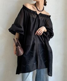 レースチュニックブラウス