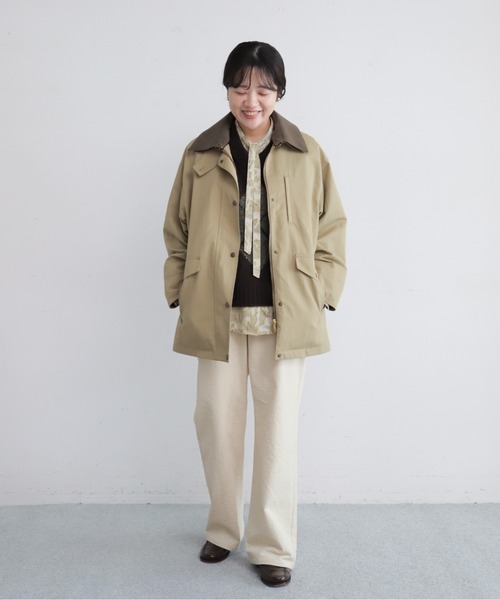 NOMBRE IMPAIR（ノンブルアンペール）の「【予約】C/N　異素材衿ライナー付きコート（その他アウター・レディース・ダークブラウン/ベージュ・FREE）」の14枚目の写真