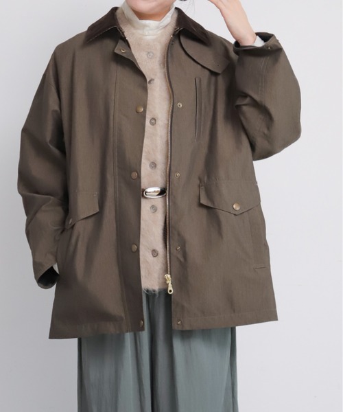 NOMBRE IMPAIR（ノンブルアンペール）の「【予約】C/N　異素材衿ライナー付きコート（その他アウター・レディース・ダークブラウン/ベージュ・FREE）」の3枚目の写真