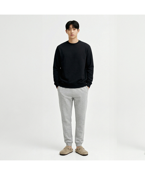 OKSTAR（オクスター）の「ジョガースウェットパンツ - 2カラー（スウェットパンツ・レディース・ブラック/グレー・MEDIUM/LARGE/X-LARGE）」の2枚目の写真