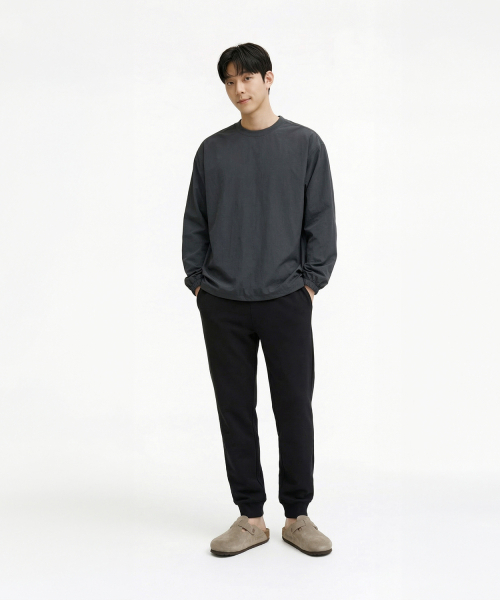 OKSTAR（オクスター）の「ジョガースウェットパンツ - 2カラー（スウェットパンツ・レディース・ブラック/グレー・MEDIUM/LARGE/X-LARGE）」の4枚目の写真
