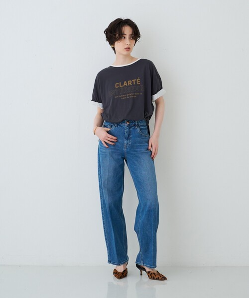 RED CARD TOKYO(レッドカード)の「【RED CARD/レッドカード】Seattle テーパードデニム/センタープレス/日本製(デニムパンツ・レディース・ブルー・23/24/25/22)」の8枚目の写真