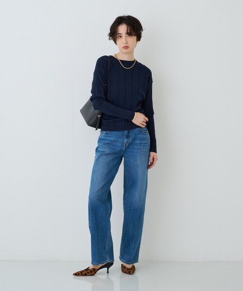 RED CARD TOKYO(レッドカード)の「【RED CARD/レッドカード】Seattle テーパードデニム/センタープレス/日本製(デニムパンツ・レディース・ブルー・23/24/25/22)」の16枚目の写真
