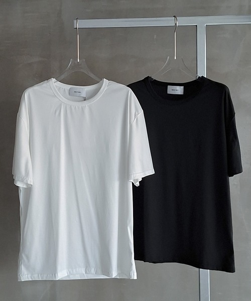 WESTBOY(ウエストボーイ)の「Y2K オーバーサイズ ベーシックTシャツ WO26S16TP35(Tシャツ/カットソー・メンズ・ホワイト/ブラック・L/M/XL)」の6枚目の写真