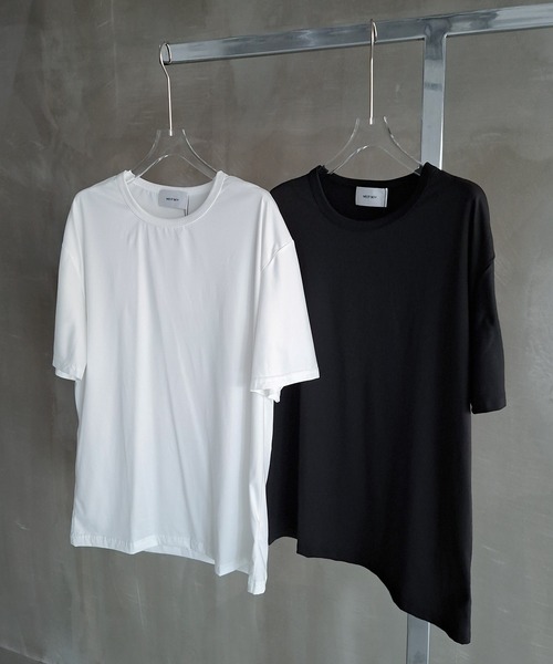 WESTBOY(ウエストボーイ)の「Y2K オーバーサイズ ベーシックTシャツ WO26S16TP35(Tシャツ/カットソー・メンズ・ホワイト/ブラック・L/M/XL)」の8枚目の写真