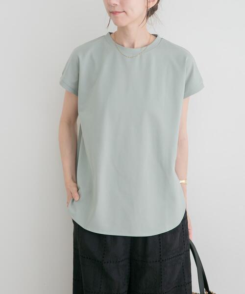 ITEMS URBANRESEARCH(アイテムズ アーバンリサーチ)の「カノコノースリーブカットソー(Tシャツ/カットソー・レディース・ネイビー/ホワイト/ミント・FREE)」の11枚目の写真