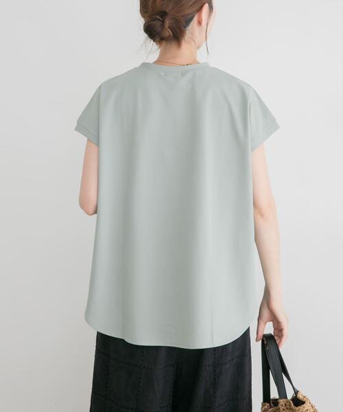 ITEMS URBANRESEARCH(アイテムズ アーバンリサーチ)の「カノコノースリーブカットソー(Tシャツ/カットソー・レディース・ネイビー/ホワイト/ミント・FREE)」の12枚目の写真