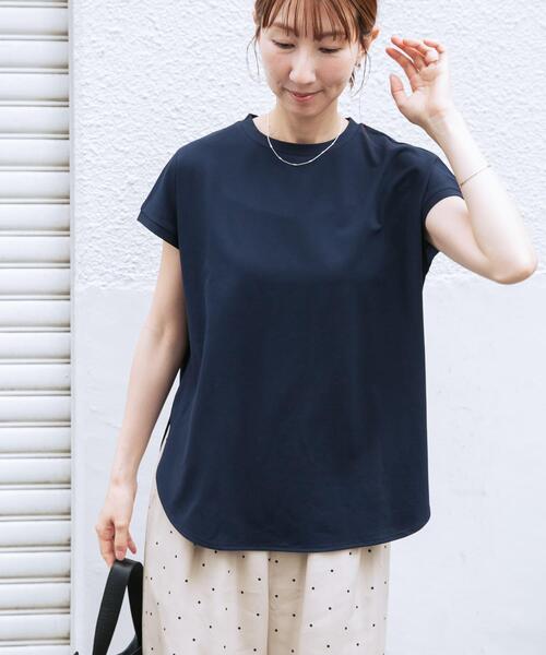 ITEMS URBANRESEARCH(アイテムズ アーバンリサーチ)の「カノコノースリーブカットソー(Tシャツ/カットソー・レディース・ネイビー/ホワイト/ミント・FREE)」の16枚目の写真