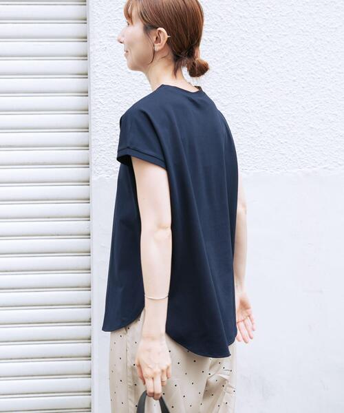 ITEMS URBANRESEARCH(アイテムズ アーバンリサーチ)の「カノコノースリーブカットソー(Tシャツ/カットソー・レディース・ネイビー/ホワイト/ミント・FREE)」の17枚目の写真