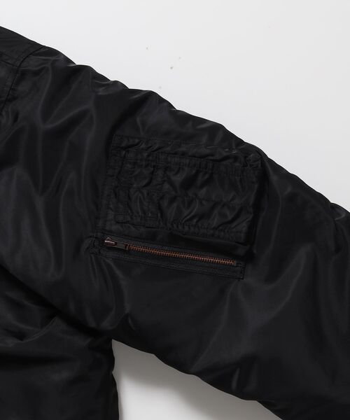BEN DAVIS（ベンデイビス）の「【BEN DAVIS（ベンデイビス）】SOUVENIR EMB FLIGHT JACKET / スーベニアジャケット フライトジャケット 刺繍 ワッペン 着脱ボア衿 アウター ユ（ブルゾン・メンズ・ブラック/カーキ・MEDIUM/X-LARGE/LARGE）」の17枚目の写真