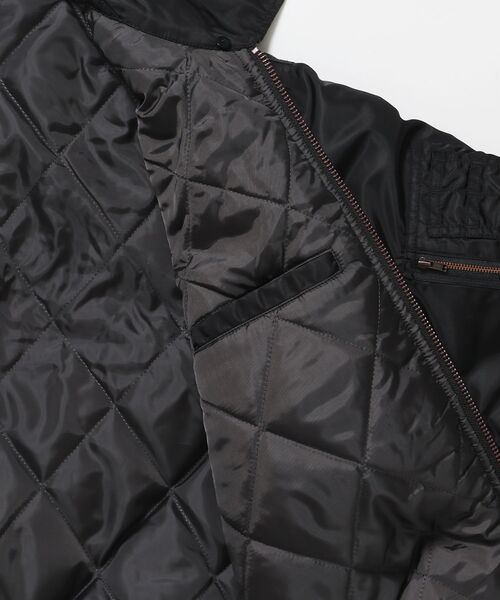 BEN DAVIS（ベンデイビス）の「【BEN DAVIS（ベンデイビス）】SOUVENIR EMB FLIGHT JACKET / スーベニアジャケット フライトジャケット 刺繍 ワッペン 着脱ボア衿 アウター ユ（ブルゾン・メンズ・ブラック/カーキ・MEDIUM/X-LARGE/LARGE）」の19枚目の写真