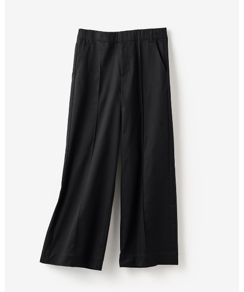 DoCLASSE（ ドゥクラッセ）の「ミラクルストレッチ・ピンタックワイド64cm（その他パンツ・レディース・ダークネイビー/オフホワイト/ブラック・11/9）」の9枚目の写真