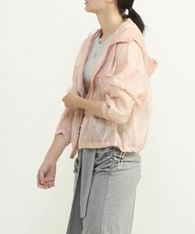 SHEER LIGHT ZIP HOODIE