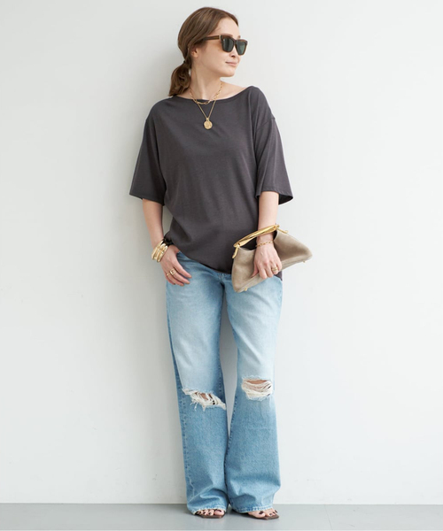 mother（マザー）の「【MOTHER/マザー】The Mid Rise Maven Sneak（デニムパンツ・レディース・ブルー・24/27/26/25）」の2枚目の写真
