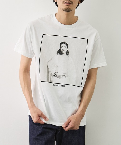 F-LAGSTUF-F(フラグスタフ)の「【F-LAGSTUF-F/フラッグスタッフ】Leia TEE(Tシャツ/カットソー・メンズ・ホワイト/ブラック・M/L)」の3枚目の写真