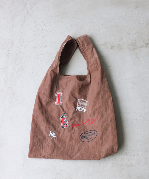 IENA ENFANT(イエナアンファン)の「【LA HUTTE/ラユット】別注 reusable bag(トートバッグ・レディース・ネイビー/ベージュ/ブラウン・FREE)」の2枚目の写真