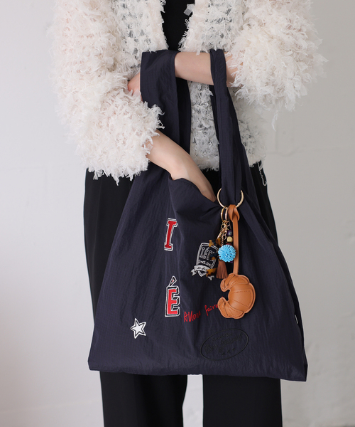 IENA ENFANT(イエナアンファン)の「【LA HUTTE/ラユット】別注 reusable bag(トートバッグ・レディース・ネイビー/ベージュ/ブラウン・FREE)」の6枚目の写真
