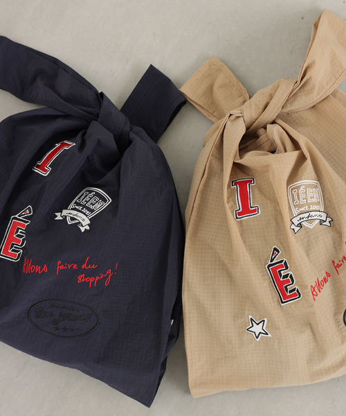 IENA ENFANT(イエナアンファン)の「【LA HUTTE/ラユット】別注 reusable bag(トートバッグ・レディース・ネイビー/ベージュ/ブラウン・FREE)」の8枚目の写真
