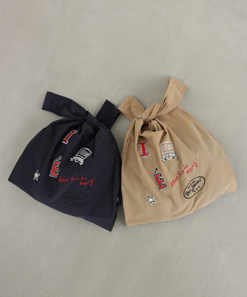 IENA ENFANT(イエナアンファン)の「【LA HUTTE/ラユット】別注 reusable bag(トートバッグ・レディース・ネイビー/ベージュ/ブラウン・FREE)」の9枚目の写真