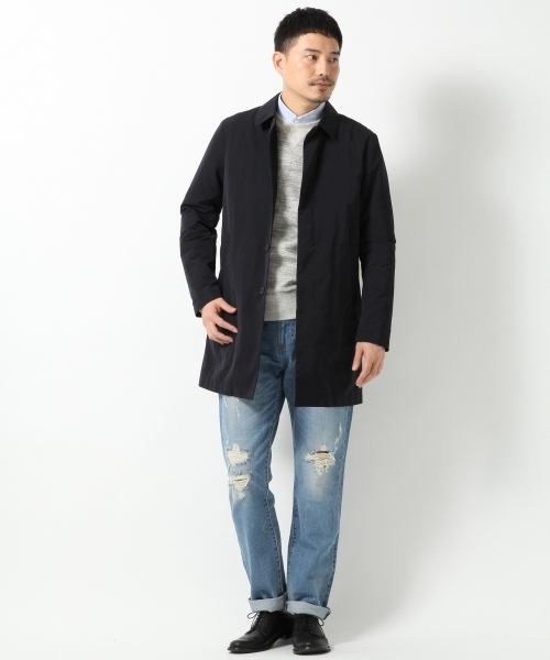 GLOBAL WORK（グローバルワーク）の「【OCEANS5月号掲載】ＣＯＮＥダメージデニム/569133（デニムパンツ・メンズ・ネイビー/ブルー/ライトブルー・X-LARGE/SMALL/MEDIUM/LARGE）」の5枚目の写真