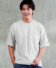 吸水速乾 COOLMAX ポケット付き オーバーサイズ Tシャツ