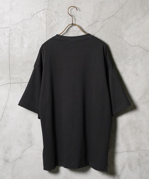 jiggys shop(ジギーズショップ)の「吸水速乾 COOLMAX ポケット付き オーバーサイズ Tシャツ(Tシャツ/カットソー・メンズ・オートミール/ベージュ系その他/ブルー系その他/ホワイト/ブラック/ネイビー/ピンクベージュ/スミクロ・MEDIUM/LARGE/X-LARGE)」の19枚目の写真