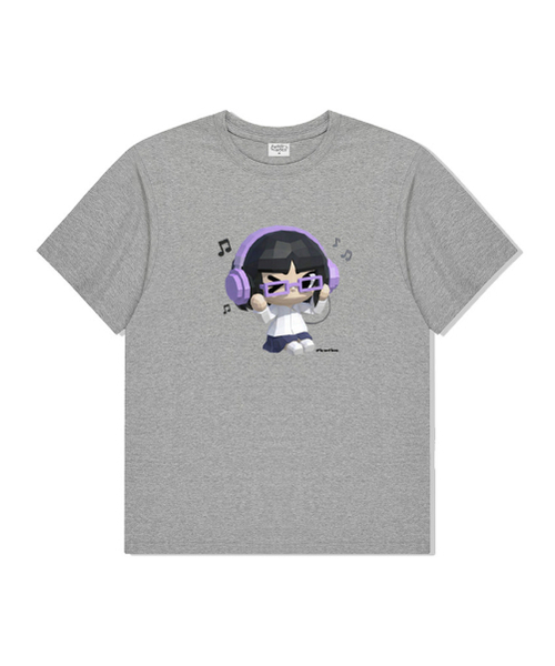 THEMORFHOUSE(ザモーフハウス)の「3Dミュージックガールオーバーサイズ半袖Tシャツブラック(Tシャツ/カットソー・レディース・その他・SMALL/MEDIUM/LARGE)」の3枚目の写真
