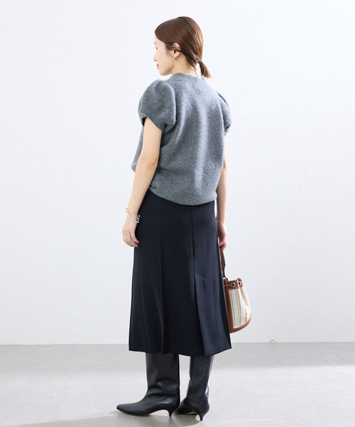 IENA(イエナ)の「《/防シワ》レザーベルトセットクリーススカート(スカート・レディース・ブラック/ブラウン・34/38/36)」の13枚目の写真
