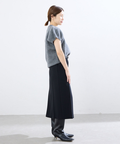 IENA(イエナ)の「《/防シワ》レザーベルトセットクリーススカート(スカート・レディース・ブラック/ブラウン・34/38/36)」の14枚目の写真