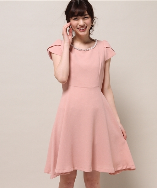 セール 結婚式 ワンピース バックレースフリルワンピース ドレス Bou Jeloud ブージュルード のファッション通販 Zozotown