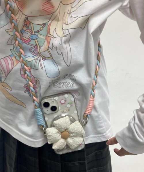 .KOM(ドットコム)の「A'GEM/9 × .kom 『.KOM/ドットケーオーエム』スマホデザインストラップ(キーホルダー・レディース・B/C/A・FREE)」の1枚目の写真