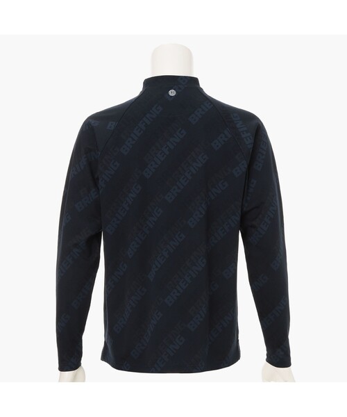 BRIEFING(ブリーフィング)の「【BRIEFING GOLF/ブリーフィングゴルフ】MEN’S SHADOW LOGO JQ LS HIGHNECK RF(Tシャツ/カットソー・メンズ・グレー/ホワイト/ネイビー/ブラック・L/M)」の5枚目の写真