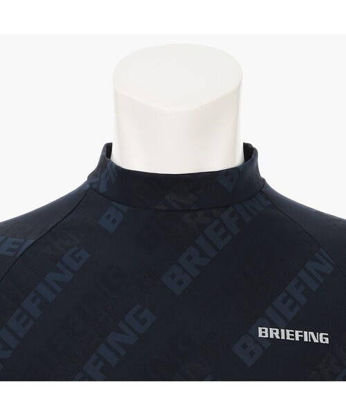 BRIEFING(ブリーフィング)の「【BRIEFING GOLF/ブリーフィングゴルフ】MEN’S SHADOW LOGO JQ LS HIGHNECK RF(Tシャツ/カットソー・メンズ・グレー/ホワイト/ネイビー/ブラック・L/M)」の7枚目の写真