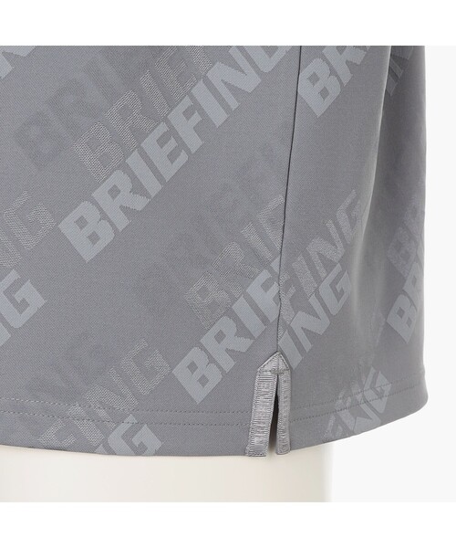 BRIEFING(ブリーフィング)の「【BRIEFING GOLF/ブリーフィングゴルフ】MEN’S SHADOW LOGO JQ LS HIGHNECK RF(Tシャツ/カットソー・メンズ・グレー/ホワイト/ネイビー/ブラック・L/M)」の8枚目の写真