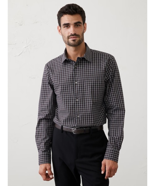 BANANA REPUBLIC FACTORY STORE(バナナリパブリック ファクトリーストア)の「BANANA REPUBLIC FACTORY STORE スリムフィットドレスシャツ(シャツ/ブラウス・メンズ・アッシュグレー/ブラウン/ネイビー/ブルー系その他・S/M/L/XL)」の3枚目の写真